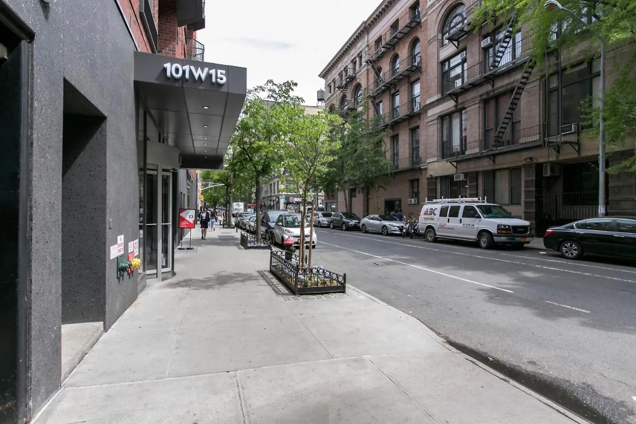 纽约Chelsea 1Br W Balcony Gym Doorman Nyc-162公寓