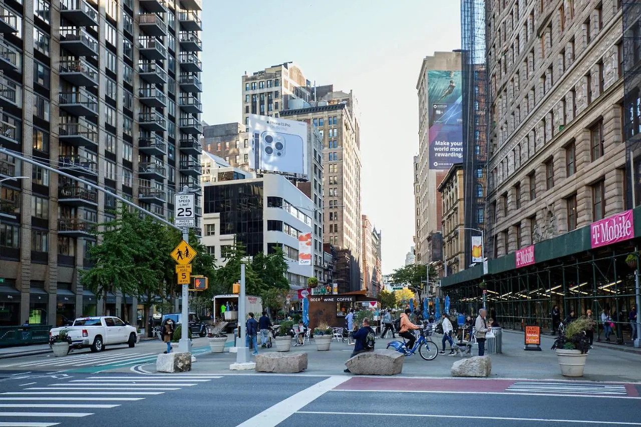 Apartmán Chelsea 1Br W Balcony Gym Doorman Nyc-162 New York USA